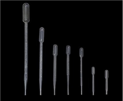 1 ml vienkartinė pipetė